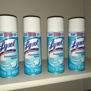 All purpose Cleaning lysol disinfectant aerosol